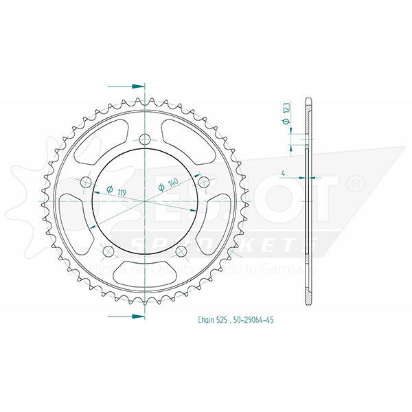 Crown, BMW, 2018/2019 - 525 - 45 denti