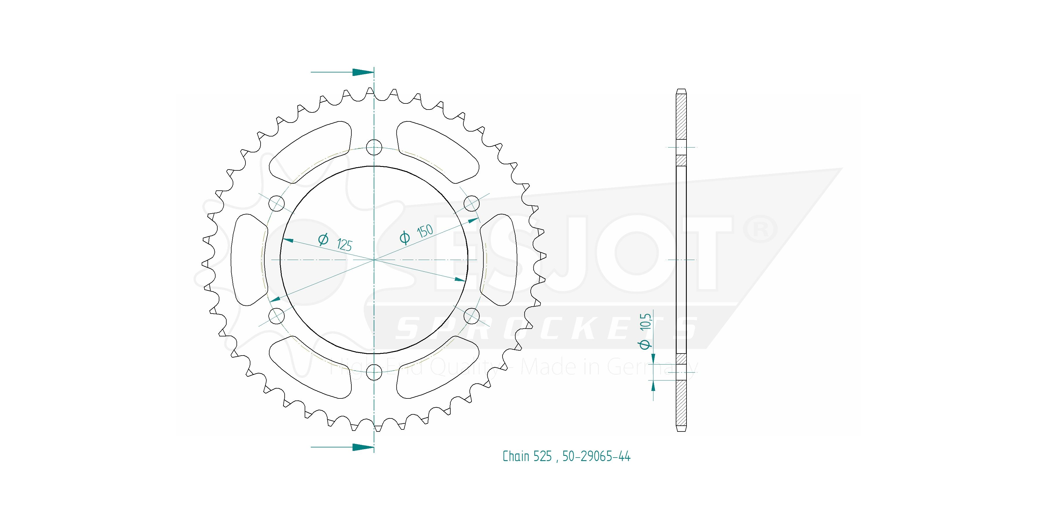 Crown, Benelli, 2018/2019 - 525 - 44 denti