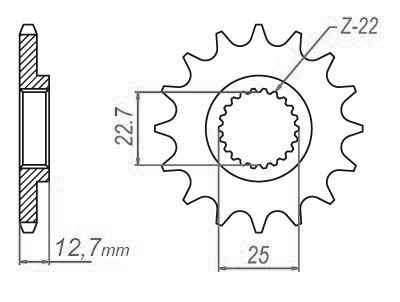 Polaris Gable - 520 - 13 denti - simile JTF3221 - Made in Germania