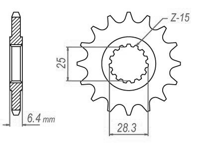 Pignone tt Yamaha - 520 - 14 denti - simile JTF1592 - Made in Germania