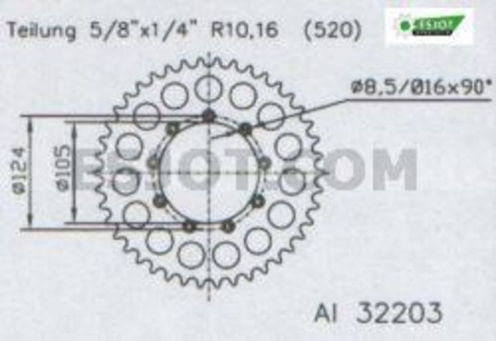 Alu TM Crown - 520 - 51 Dent - Made in Germania