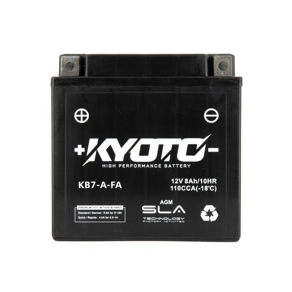 Batteria KB7-A-FA - AGM - Senza manutenzione - Pronta all'uso (YB7-A)