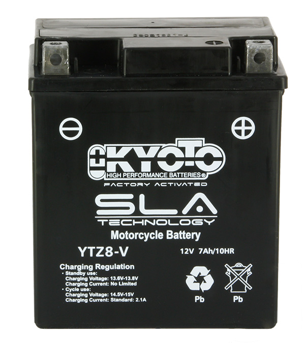 Batteria KTZ8V-FA - AGM - Senza manutenzione - Pronta all'uso (YTZ8V)