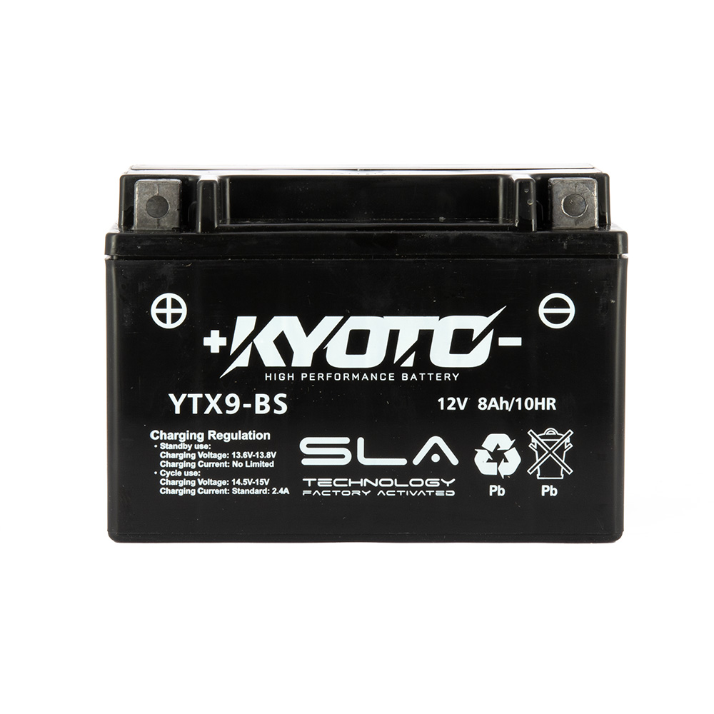 Batteria KTX9-FA - AGM - Senza manutenzione - Pronta all'uso (YTX9)