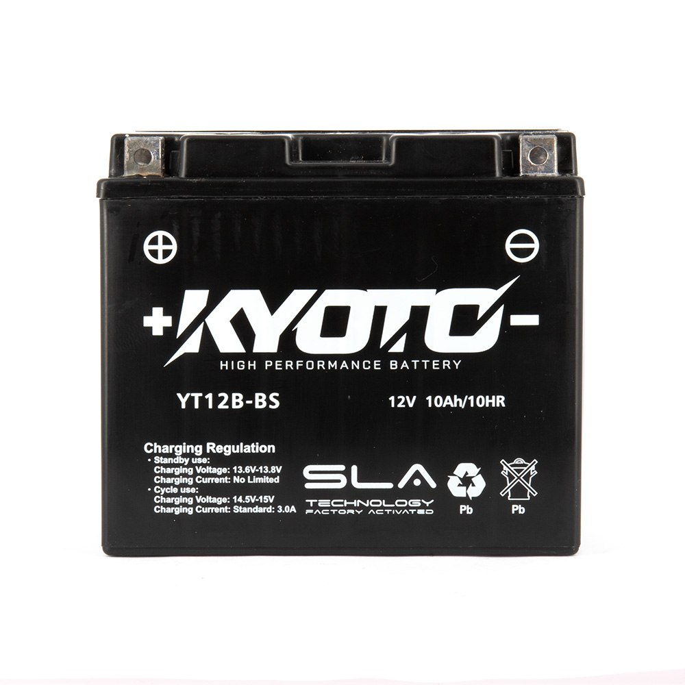 Batteria KT12B-FA - AGM - Senza manutenzione - Pronta all'uso (YT12B)