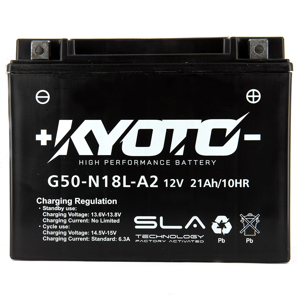 Batteria K50-N18L-A2-FA - AGM - Senza manutenzione - Pronta all'uso (Y50-N18L-A2)