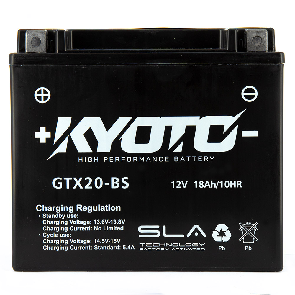 Batteria KTX20-FA - AGM - Senza manutenzione - Pronta all'uso (YTX20)