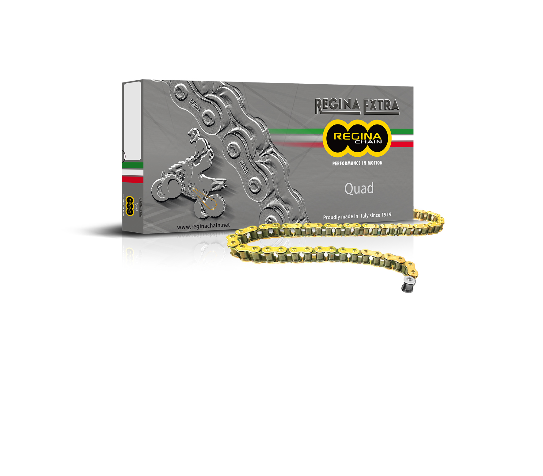 Catena 520-QUAD - 100 Maglie - Con O-ring - QUAD