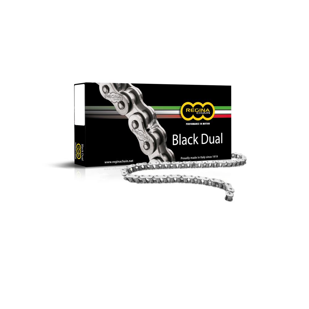 Catena 525 - 108 Maglie - Con O'Ring - BLACK DUAL
