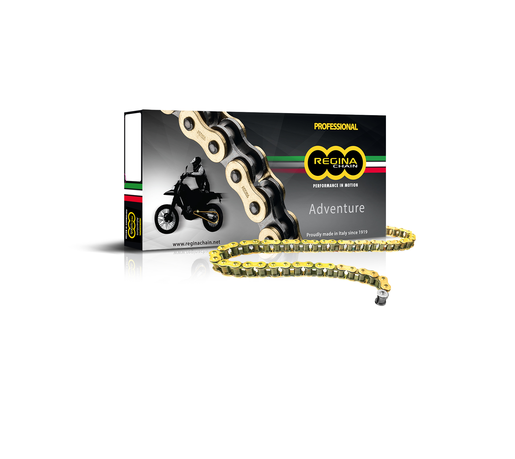 Catena 525-ZRE - 114 Maglie - Con O-Ring - AVVENTURA