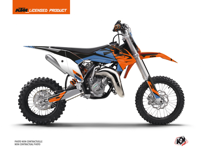 Kit Moto Cross Skyline KTM 50 SX blu
