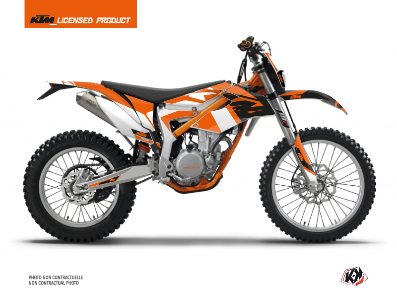 Kit Moto Cross Skyline ktm 350 arancione freeride