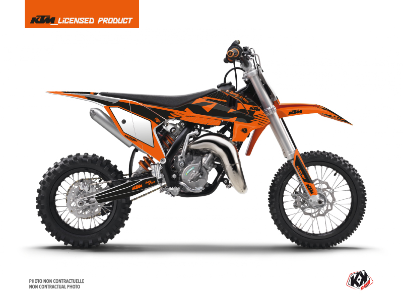 Kit Moto Cross retro' ktm 50 sx arancione