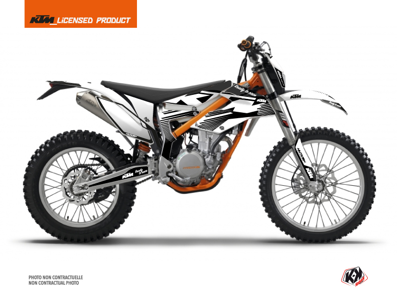 Kit Moto Cross retro' KTM 350 Freeride Nero