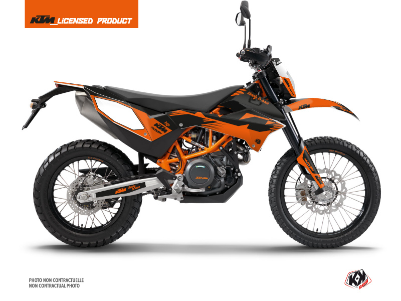 Kit Moto Cross retro' ktm 690 enduro r arancione