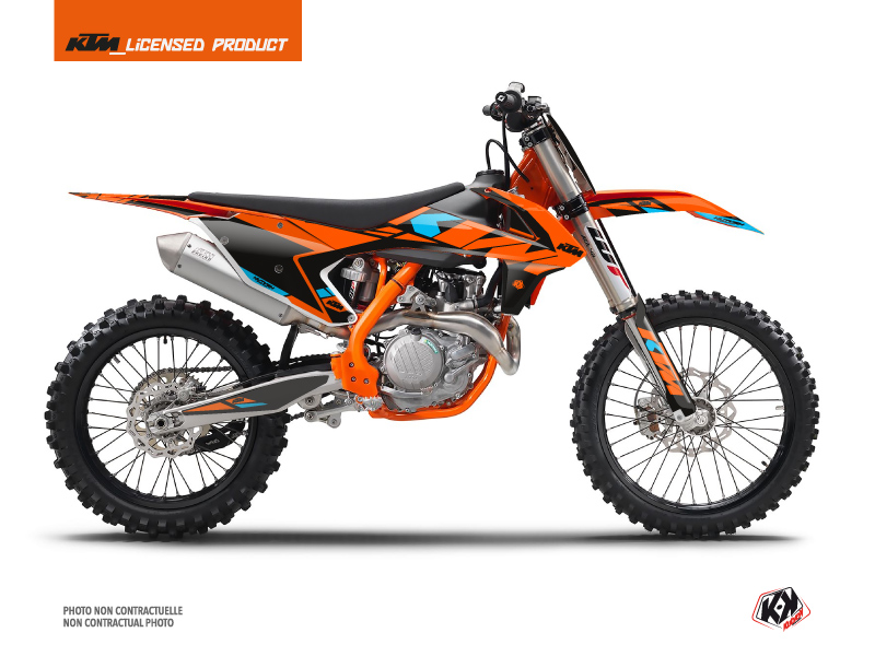 Kit Déco Moto Cross Reflex KTM 250 SXF Arancione