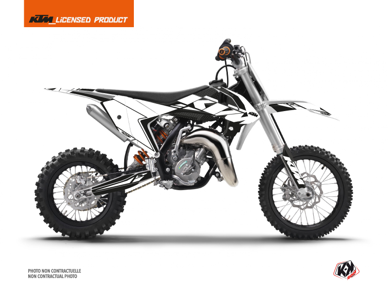 Kit Déco Moto Cross Reflex KTM 65 SX Bianco
