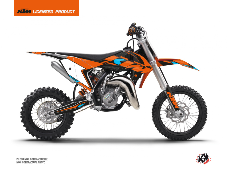 Kit Déco Moto Cross Reflex KTM 50 SX Arancione
