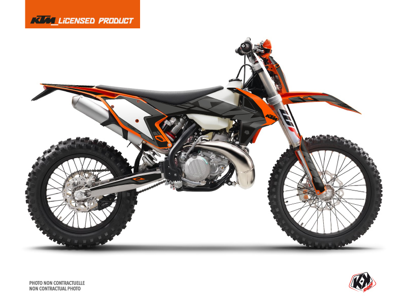 Kit Déco Moto Cross Reflex KTM EXC-EXCF Nero
