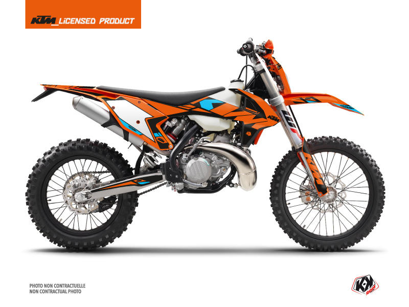 Kit Déco Moto Cross Reflex KTM EXC-EXCF Arancione