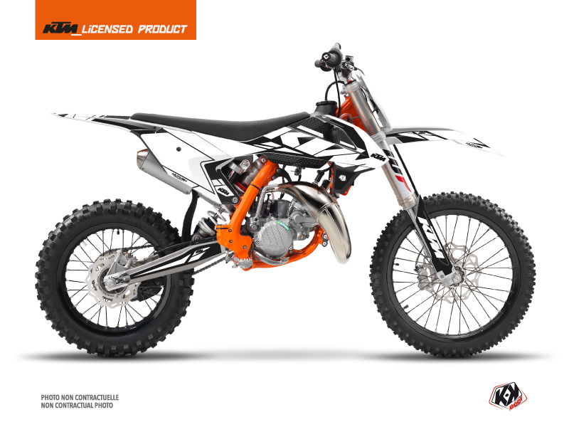 Kit Déco Moto Cross Reflex KTM 85 SX Bianco
