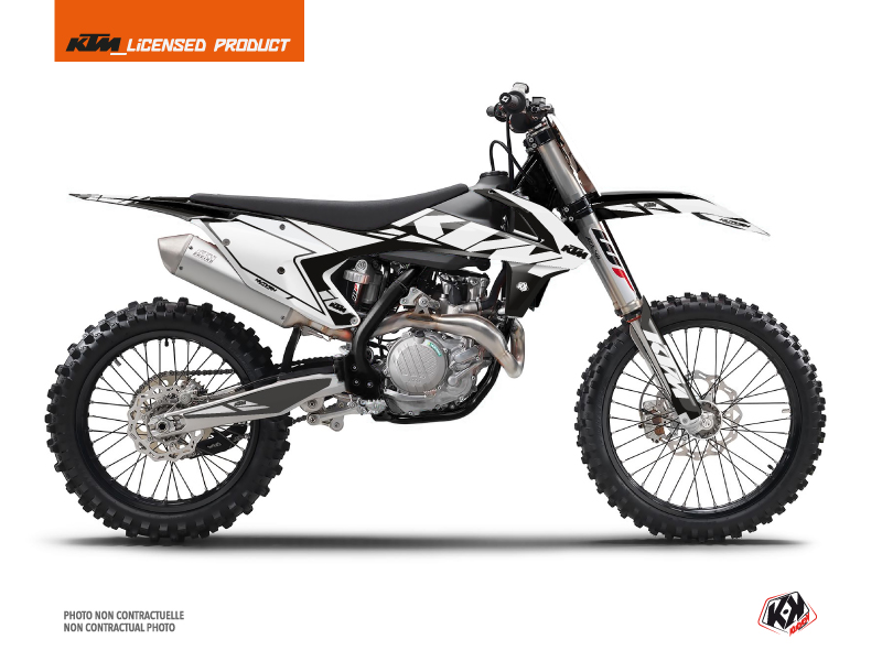 Kit Déco Moto Cross Reflex KTM 250 SX Bianco