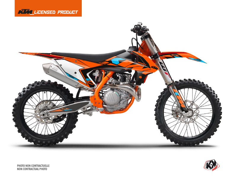 Kit Déco Moto Cross Reflex KTM 250 SX Arancione
