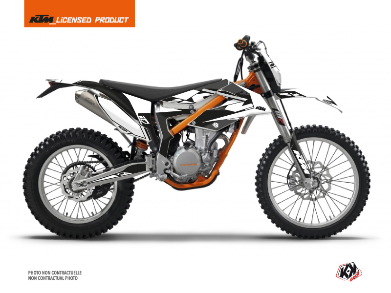 Kit Déco Moto Cross Reflex KTM 350 FREERIDE Bianco