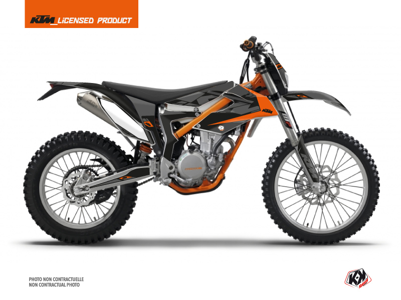 Kit Déco Moto Cross Reflex KTM 350 FREERIDE Nero