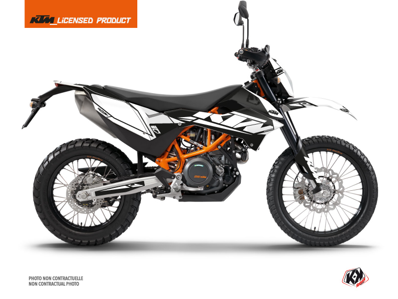Kit Déco Moto Cross Reflex KTM 690 ENDURO R Bianco