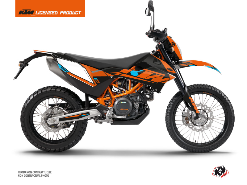 Kit Déco Moto Cross Reflex KTM 690 ENDURO R Arancione