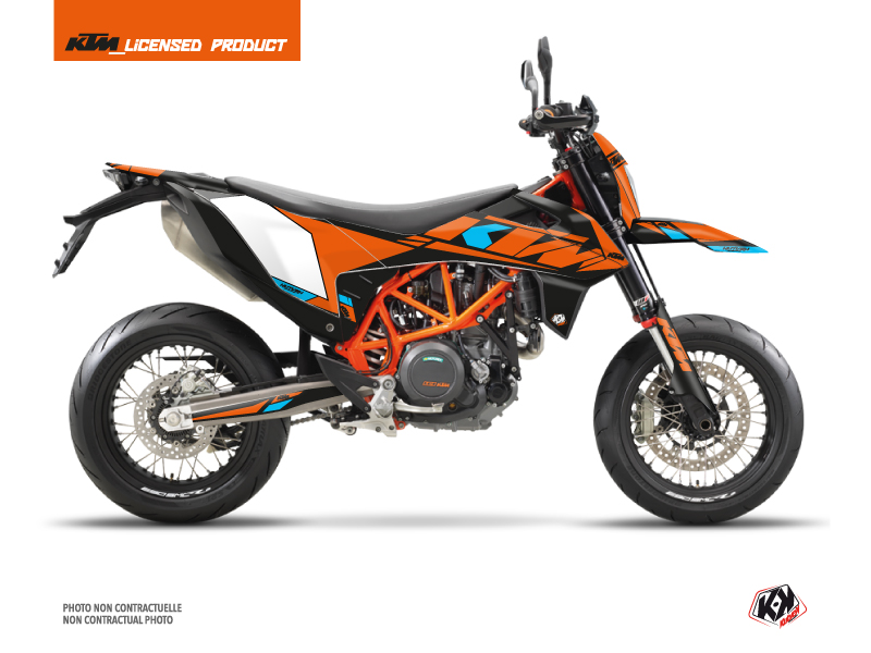 Kit Déco Moto Cross Reflex KTM 690 SMC R Arancione