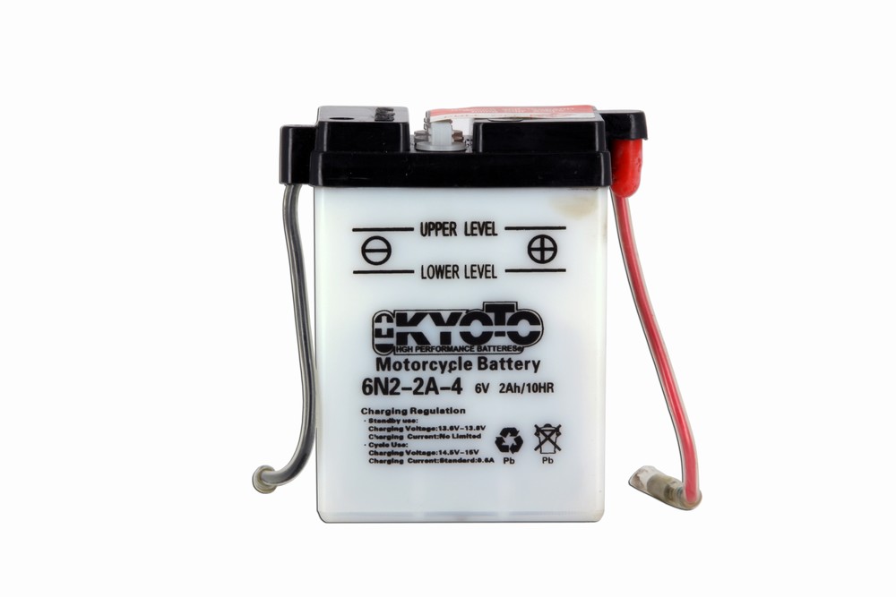 Batteria 6N2-2A-4 - Convenzionale - Con manutenzione - Fornita con pack acido