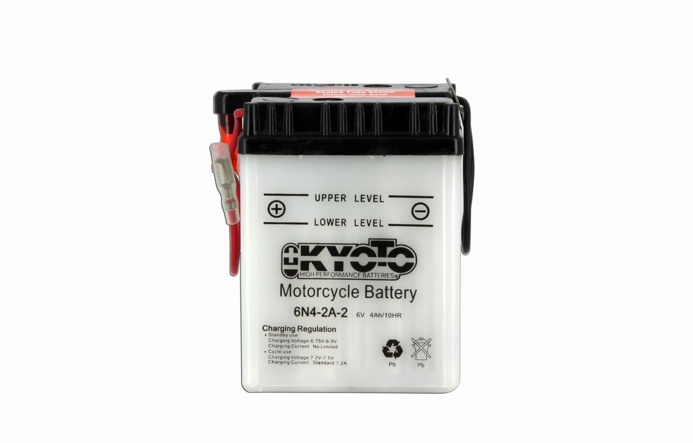 Batteria 6N4-2A-2 - Convenzionale - Con manutenzione - Fornita con pack acido
