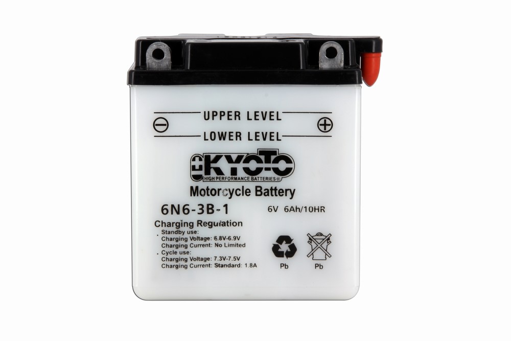 Batteria 6N6-3B-1 - Convenzionale - Con manutenzione - Fornita con kit acido