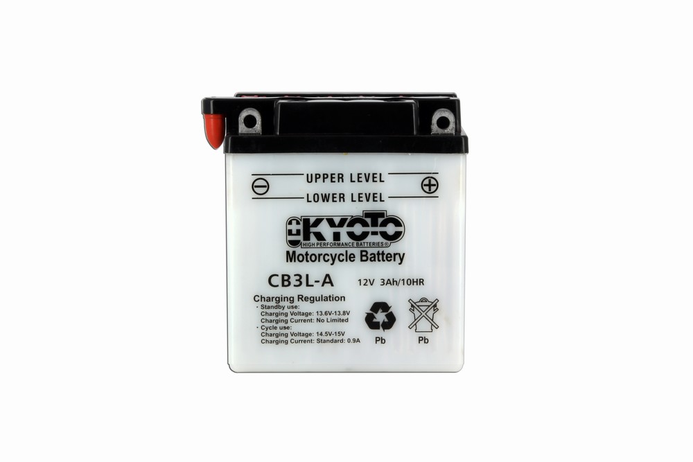 Batteria KB3L-A - Convenzionale - Con manutenzione - Fornita con pack acido (YB3L-A)