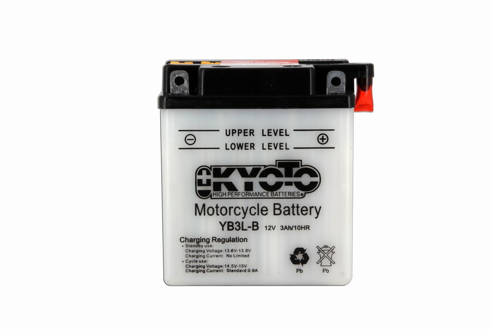 Batteria KB3L-B - Convenzionale - Con manutenzione - Fornita con pack acido (YB3L-B)