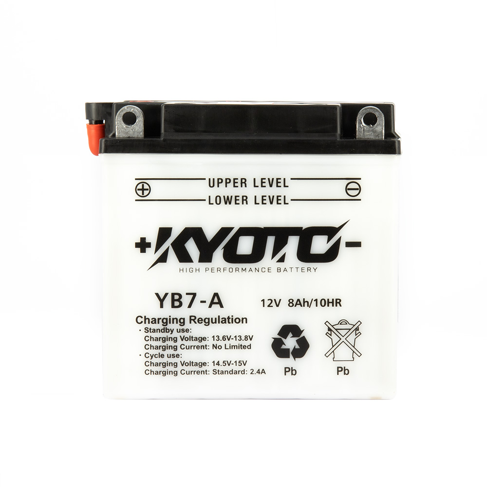 Batteria KB7-A - Convenzionale - Con manutenzione - Fornita con kit acido (YB7-A)