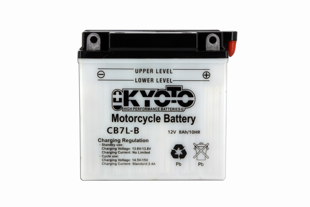 Batteria KB7L-B - Convenzionale - Con manutenzione - Fornita con pack acido (YB7L-B)