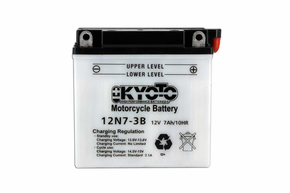Batteria 12N7-3B - Convenzionale - Con manutenzione - Fornita con pack acido