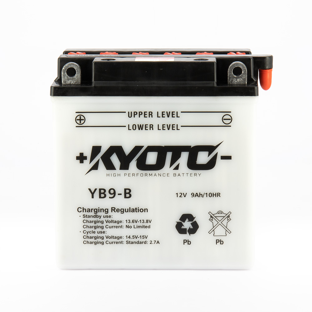 Batteria KB9-B - Convenzionale - Con manutenzione - Fornita con pack acido (YB9-B)