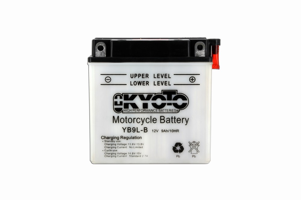 Batteria KB9L-B - Convenzionale - Con manutenzione - Fornita con pack acido (YB9L-B)