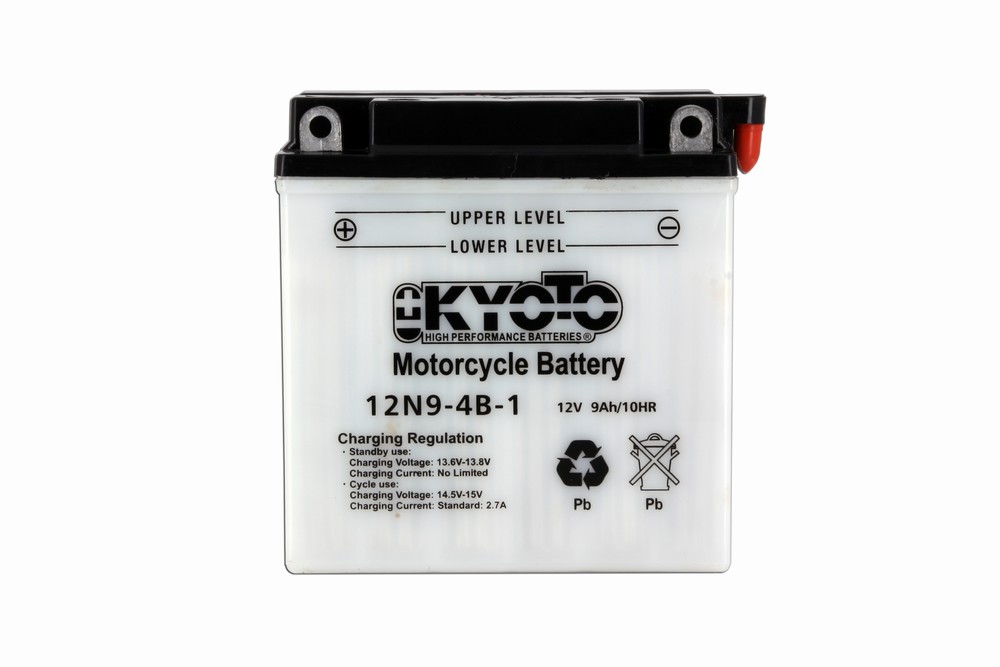 Batteria 12N9-4B-1 - Convenzionale - Con manutenzione - Fornita con kit acido