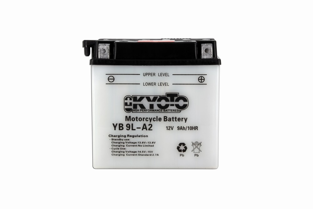 Batteria KB9L-A2 - Convenzionale - Con manutenzione - Fornita con kit acido (YB9L-A2)