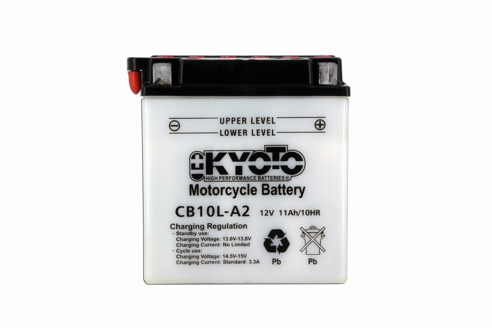 Batteria KB10L-A2 - Convenzionale - Con manutenzione - Fornita con kit acido (YB10L-A2)
