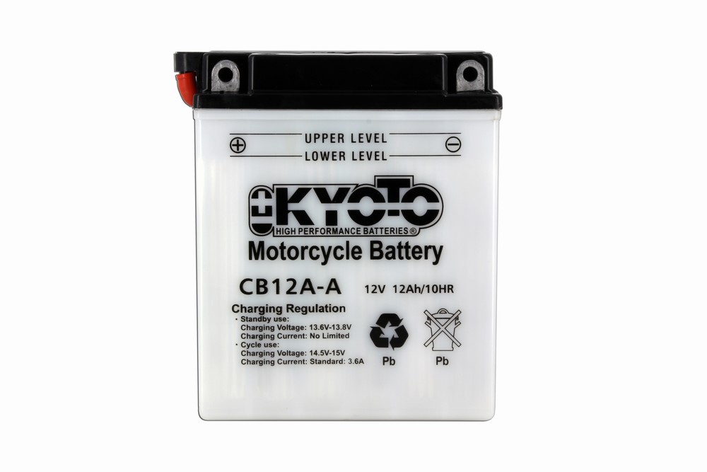 Batteria KB12A-A - Convenzionale - Con manutenzione - Fornita con pack acido (YB12A-A)