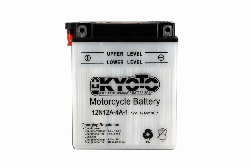 Batteria 12N12A-4A-1 - Convenzionale - Con manutenzione - Fornita con kit acido