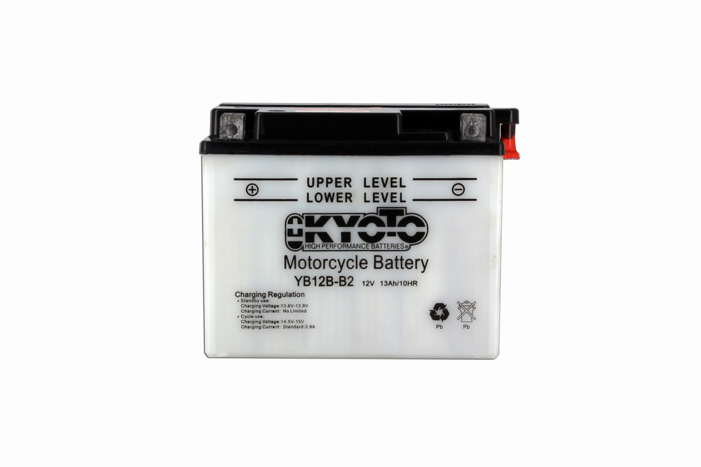 Batteria KB12B-B2 - Convenzionale - Con manutenzione - Fornita con kit acido (YB12B-B2)