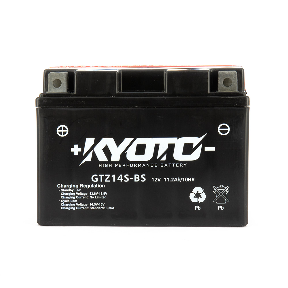 Batteria KTZ14S-BS - AGM - Senza manutenzione - Fornita con kit acido (TTZ14S)
