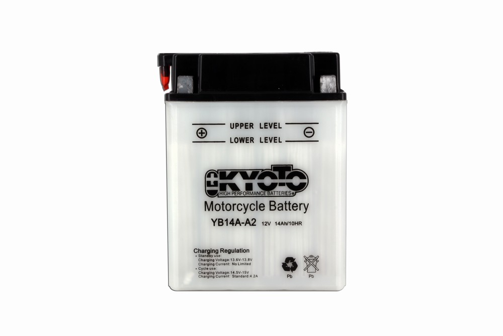 Batteria KB14A-A2 - Convenzionale - Con manutenzione - Fornita con pack acido (YB14A-A2)